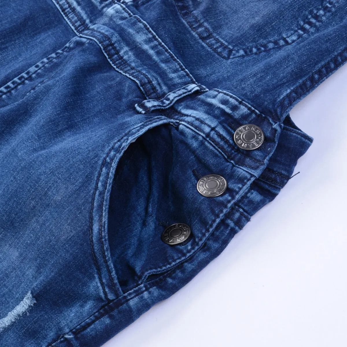 Men's Overalls Baggy Jeans Shorts Jumpsuits Men Shorts Summer Clothing Street Distressed Denim Bib Overalls Man Pants Plus Size