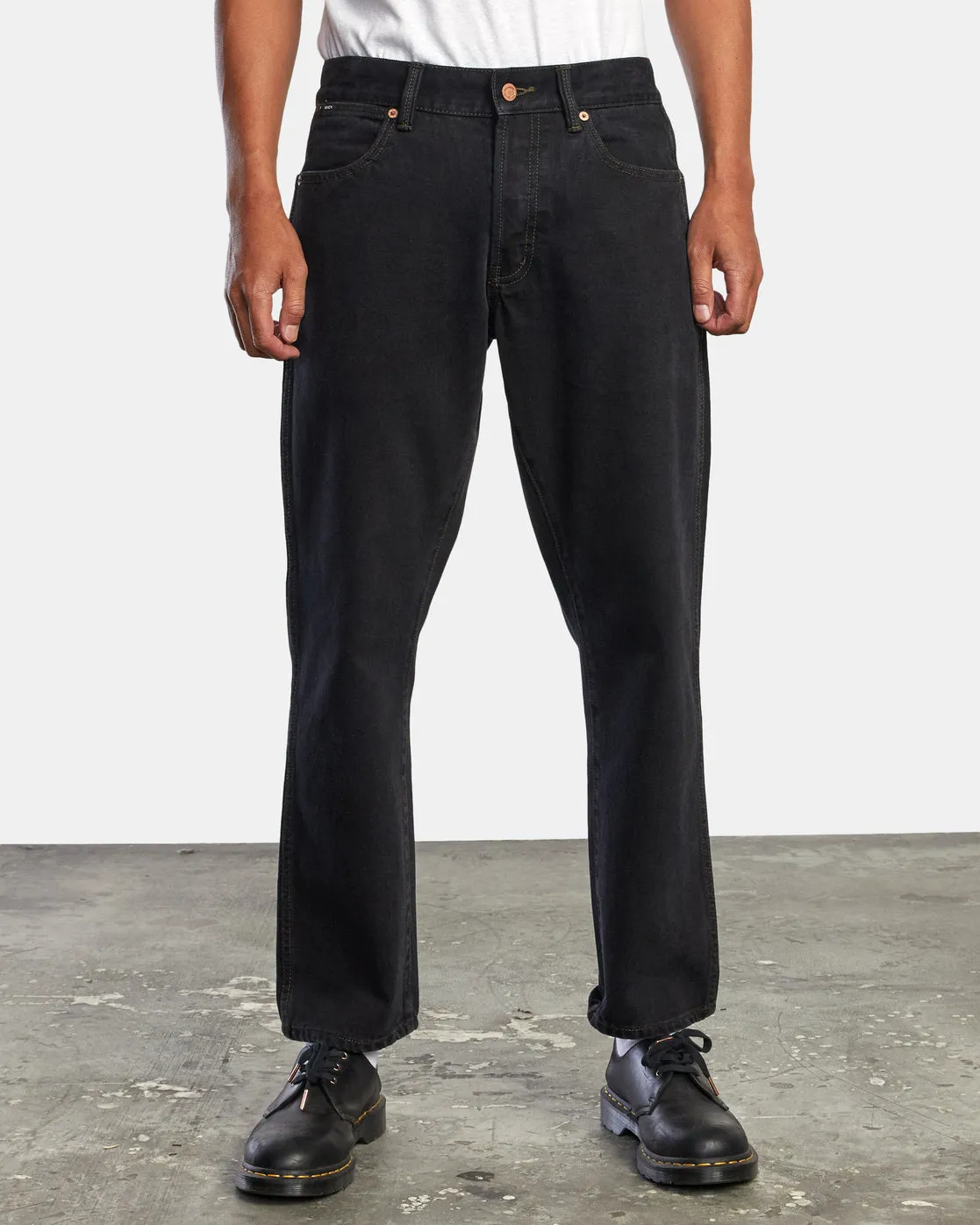 New Dawn Straight Fit Denim Jeans - Black Rinse
