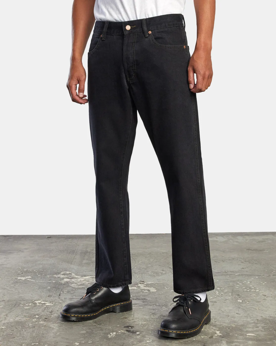 New Dawn Straight Fit Denim Jeans - Black Rinse
