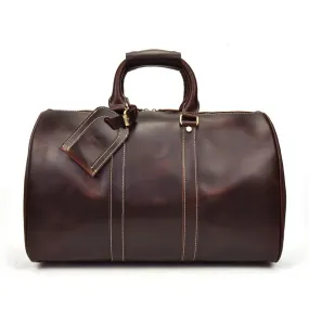 Piers Crazy Horse Leather Duffel Bag