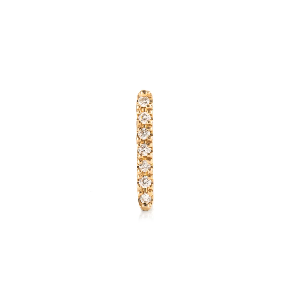 "Gossamer" Diamond Staple Earring