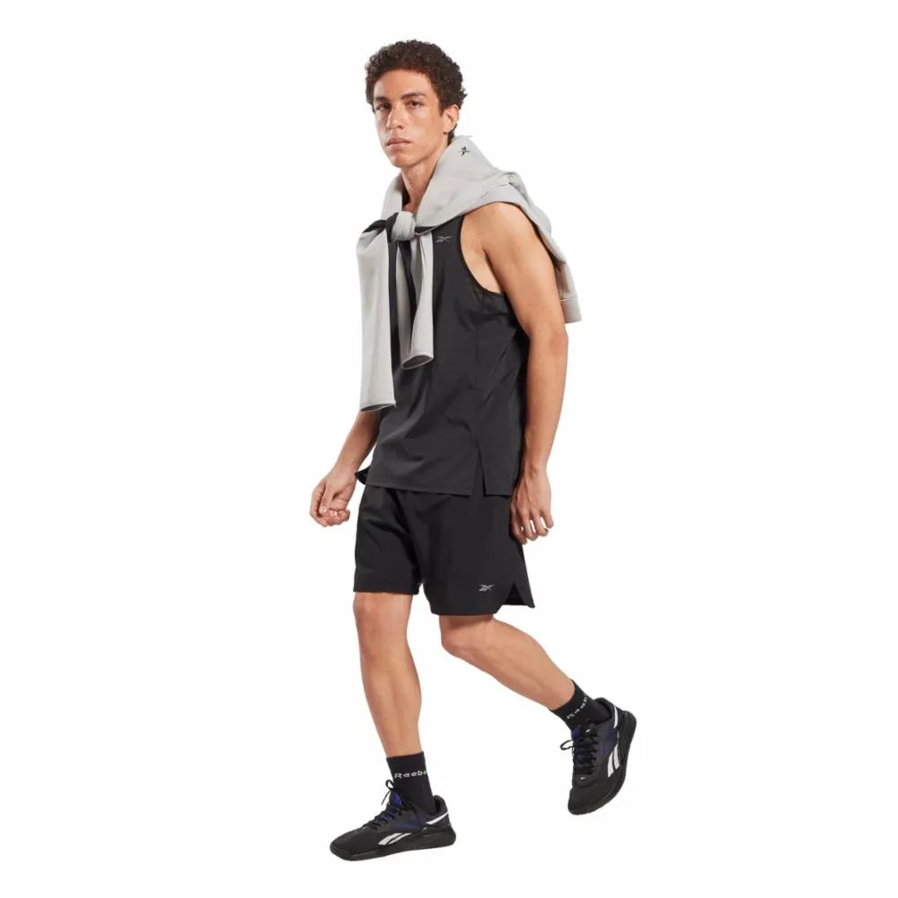 Reebok Apparel Men Speed 3.0 Two-in-One Shorts BLACK