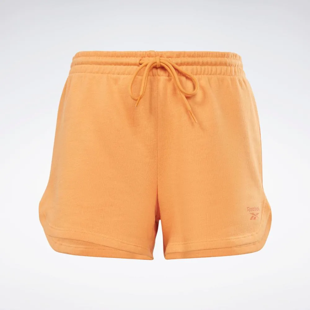 Reebok Apparel Women Reebok Identity French Terry Shorts PEAFUZ