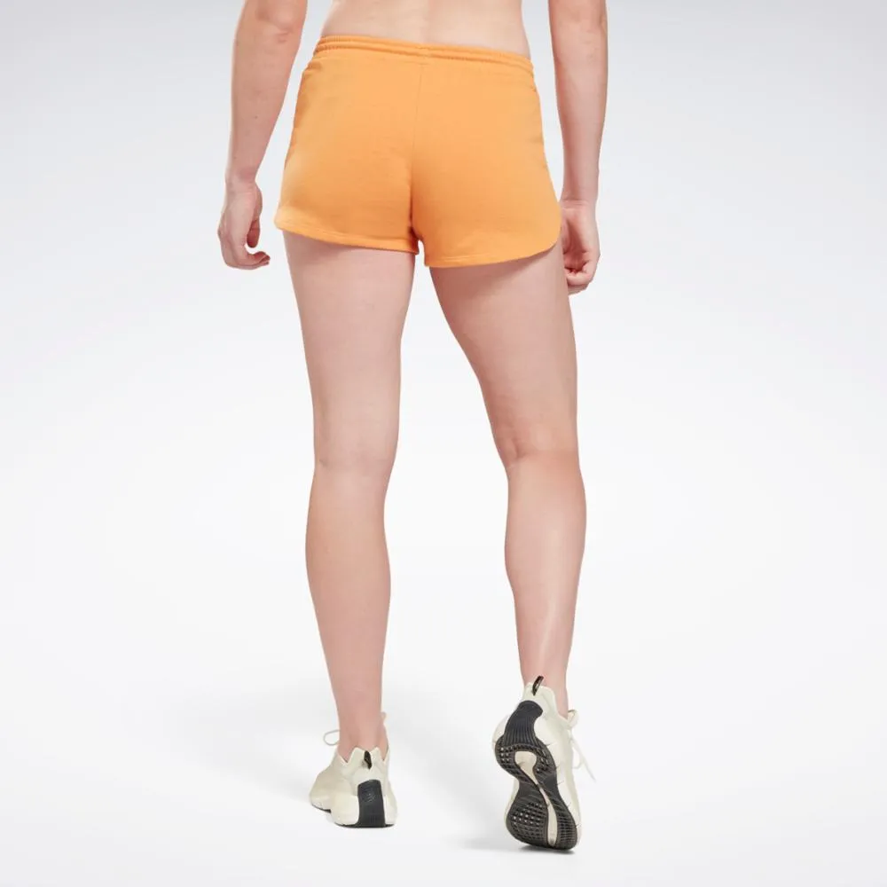 Reebok Apparel Women Reebok Identity French Terry Shorts PEAFUZ