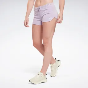 Reebok Apparel Women Reebok Identity French Terry Shorts PUROAS