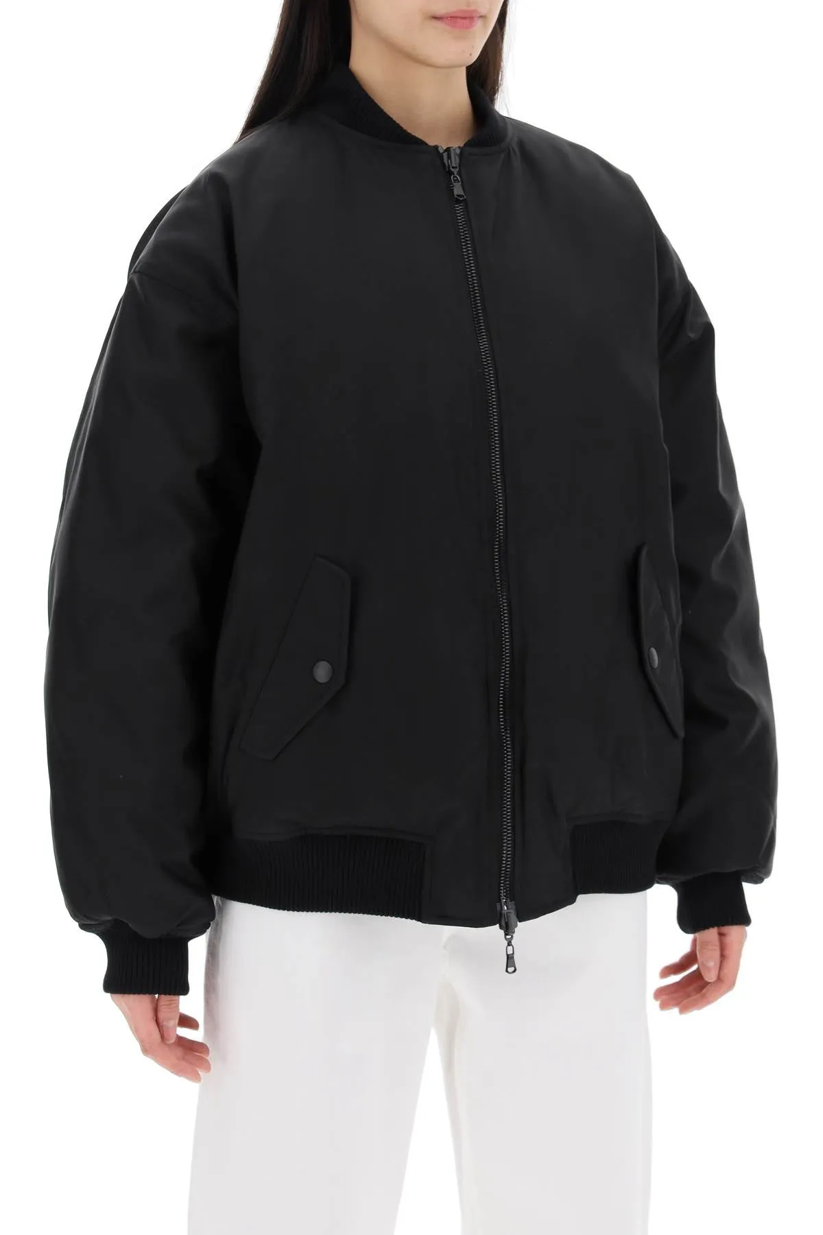 REVERSIBLE BOMBER JACKET