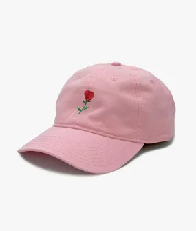 Rose Embroidered Womens Dad Hat