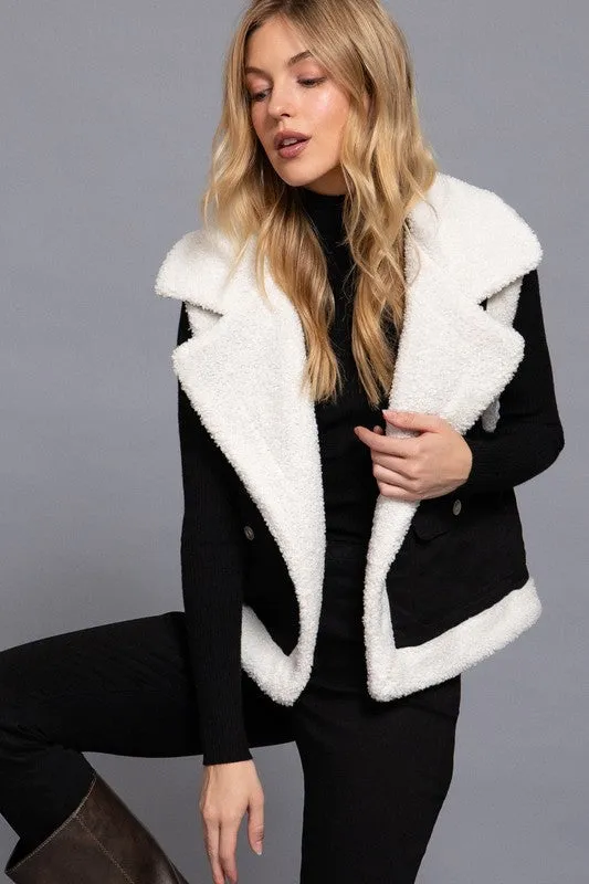 SAMMY SHERPA LINED TWILL VEST