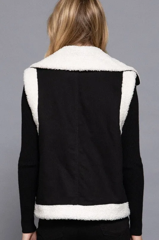 SAMMY SHERPA LINED TWILL VEST
