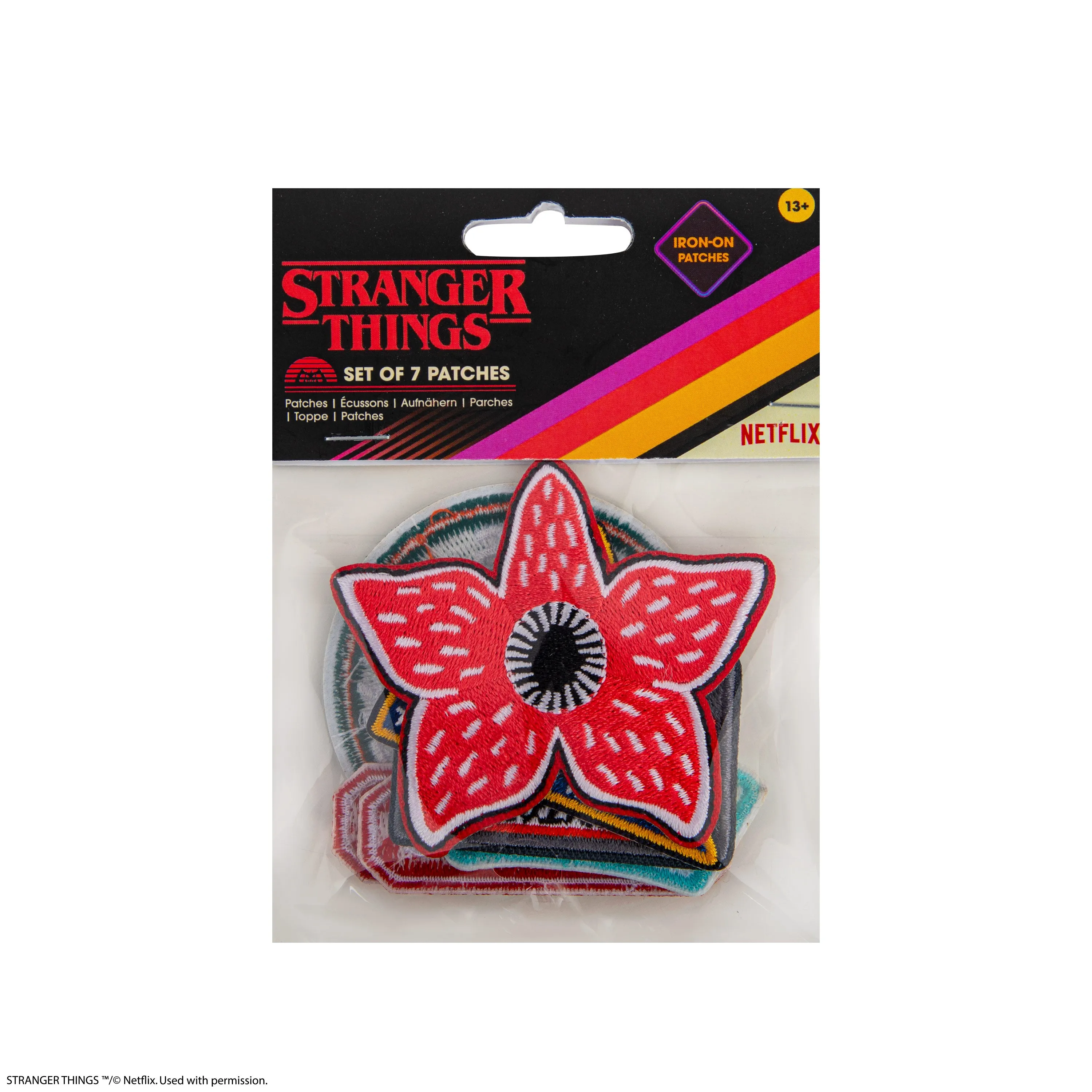 Set of 7 Stranger Things Patches