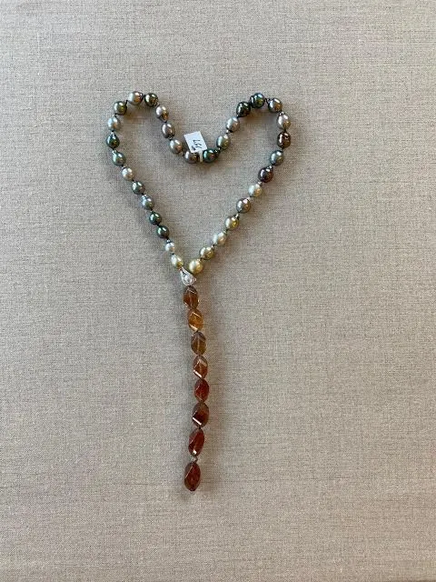 Tahitian " Y" Necklace - Theresa Baybutt