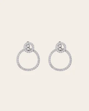 The Infinity earrings - sterling silver