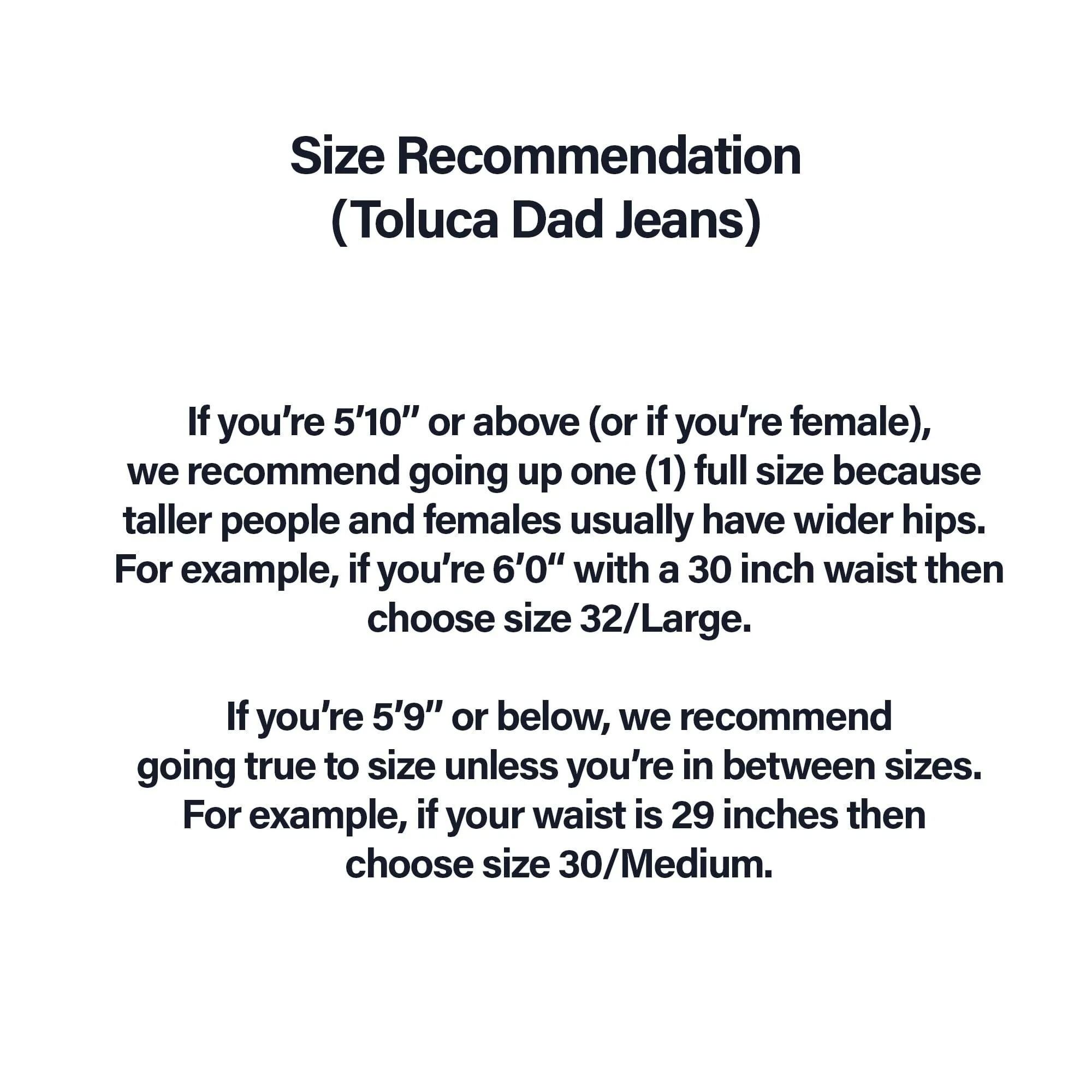 The Toluca Dad Jeans