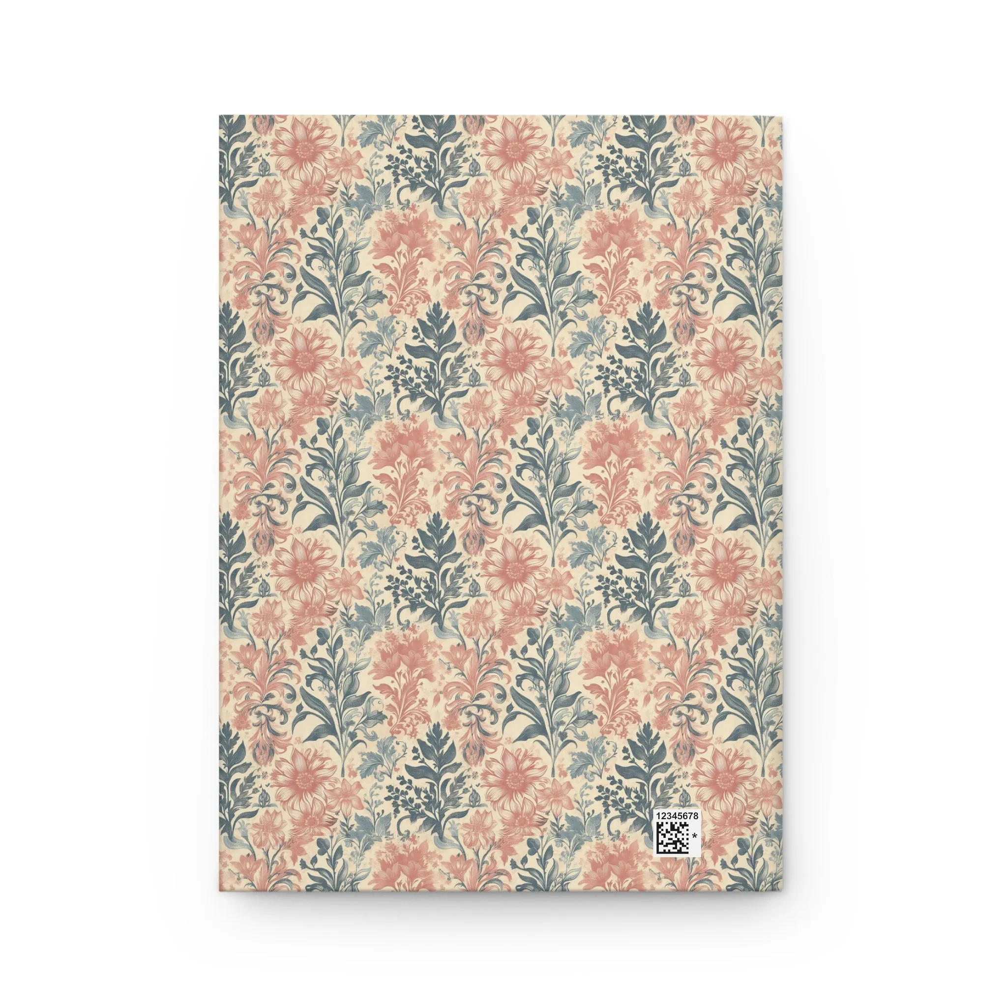 Vampire Art Grungy Victorian Flowers Vintage Hardcover Journal Matte