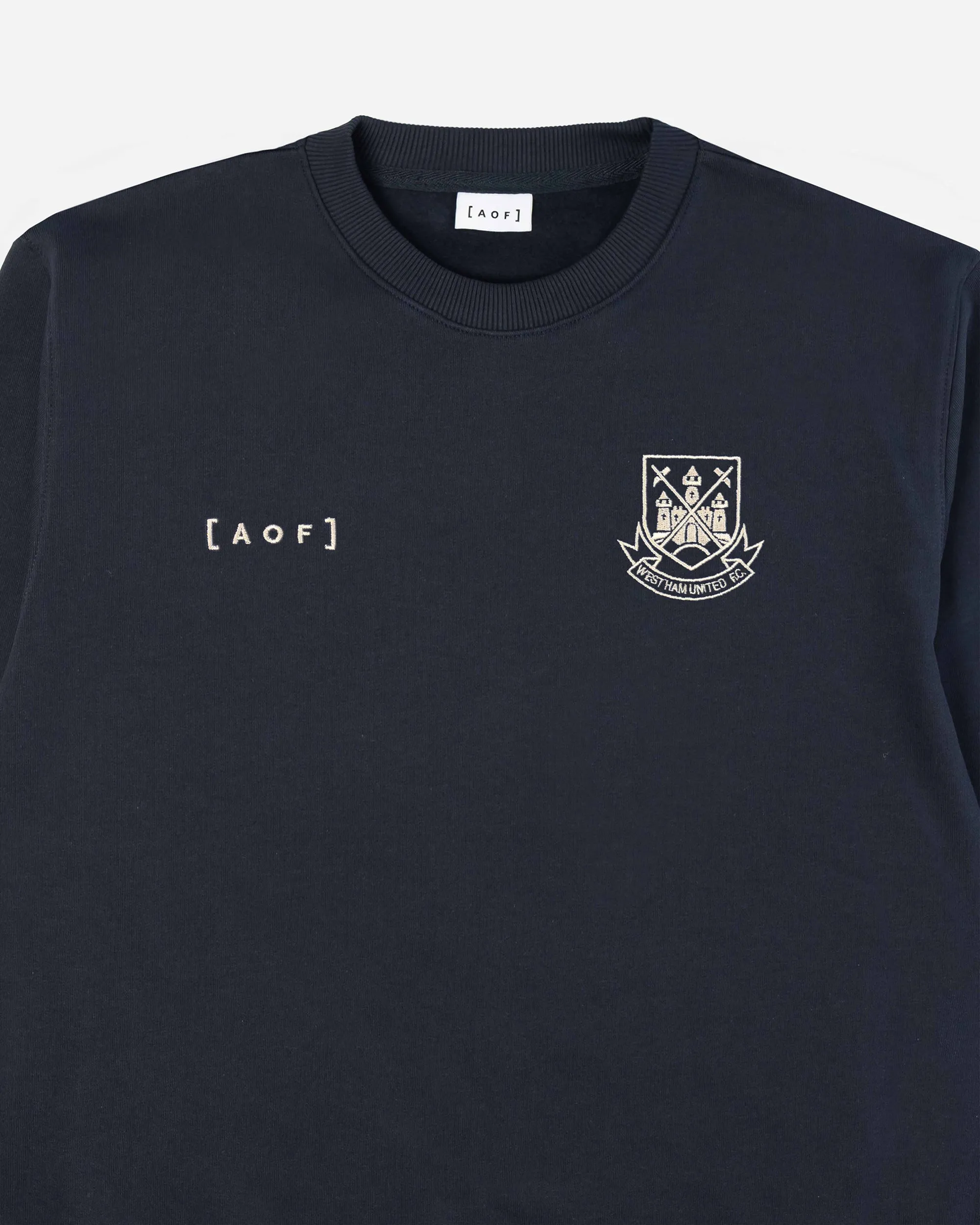 West Ham x AOF Navy Sweatshirt