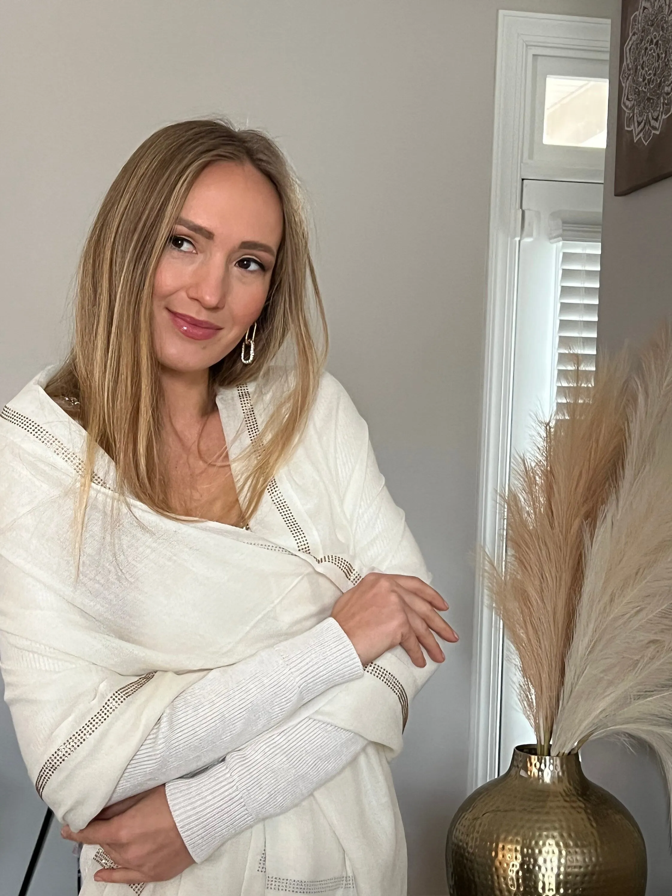 White Scarf, Super Soft Scarf For Her, Elegant Shawl For Formal Events, Women's Fashion, Gift For Wife, Birthday Gift In a Box For Her