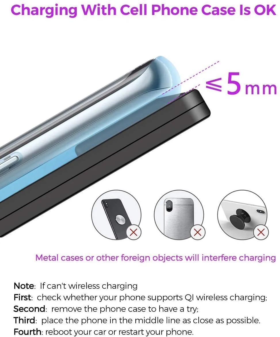 Wireless Charger for Tesla Model 3